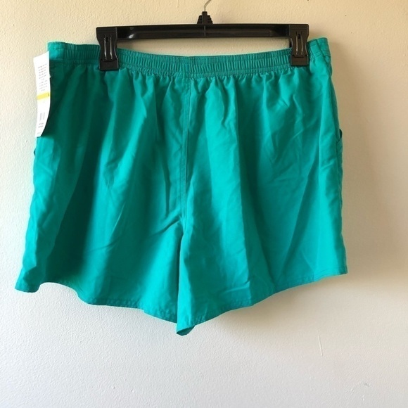 Maxine of Hollywood Aqua Teal Swim Shorts 14 - Picture 2 of 7